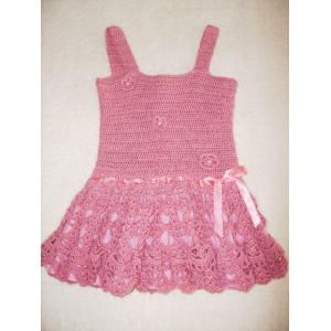 Vestidinho Infantil crochê/princesinha